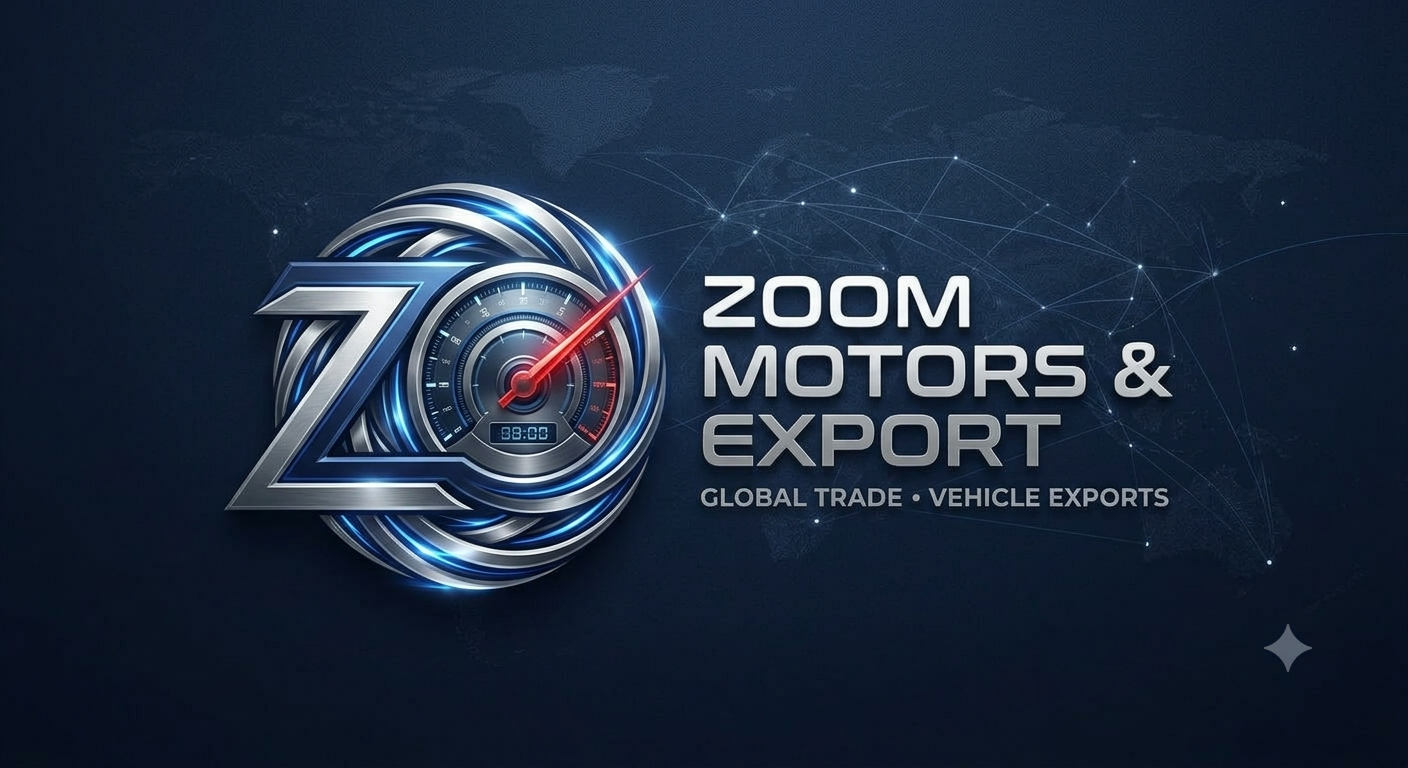 Zoom Euro Motors Logo, Truck, Machinery and Car Export Netherlands.